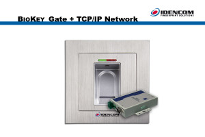 Gate TCP-IP Network  BioKey